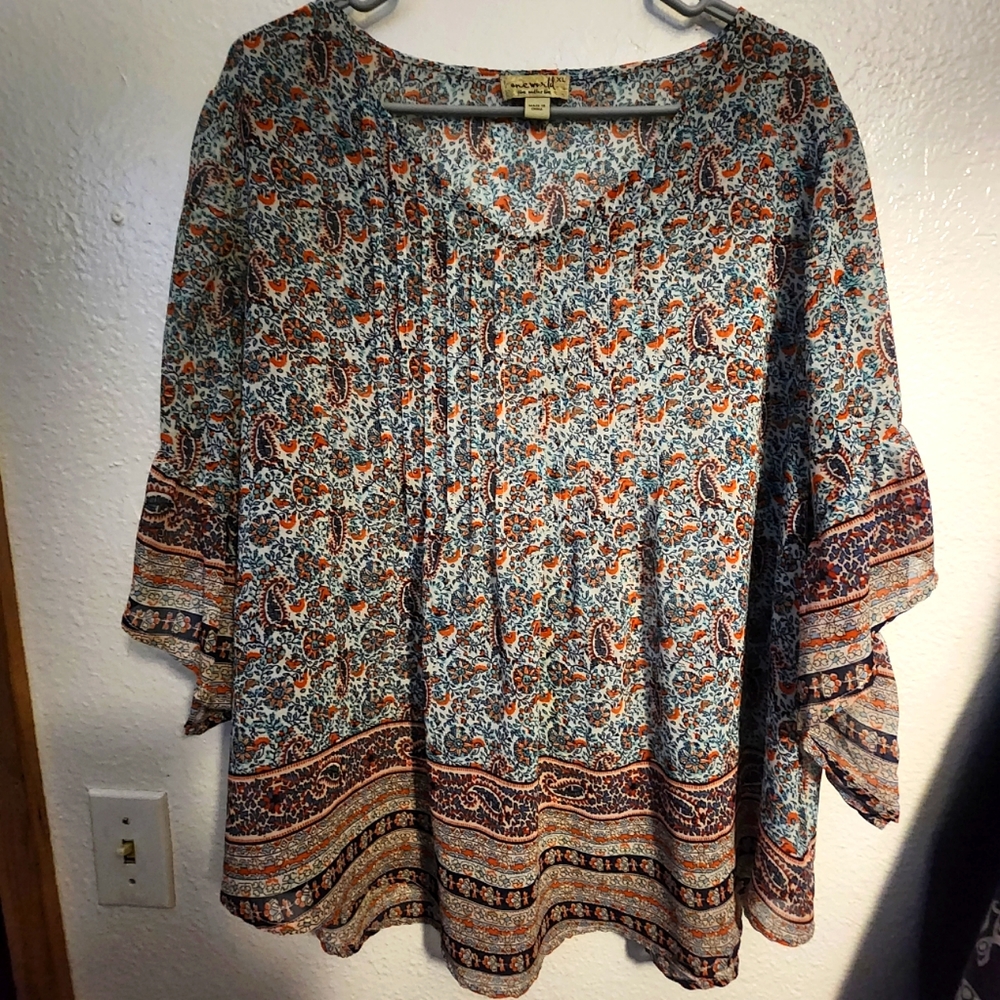 Womens  sheer blouse